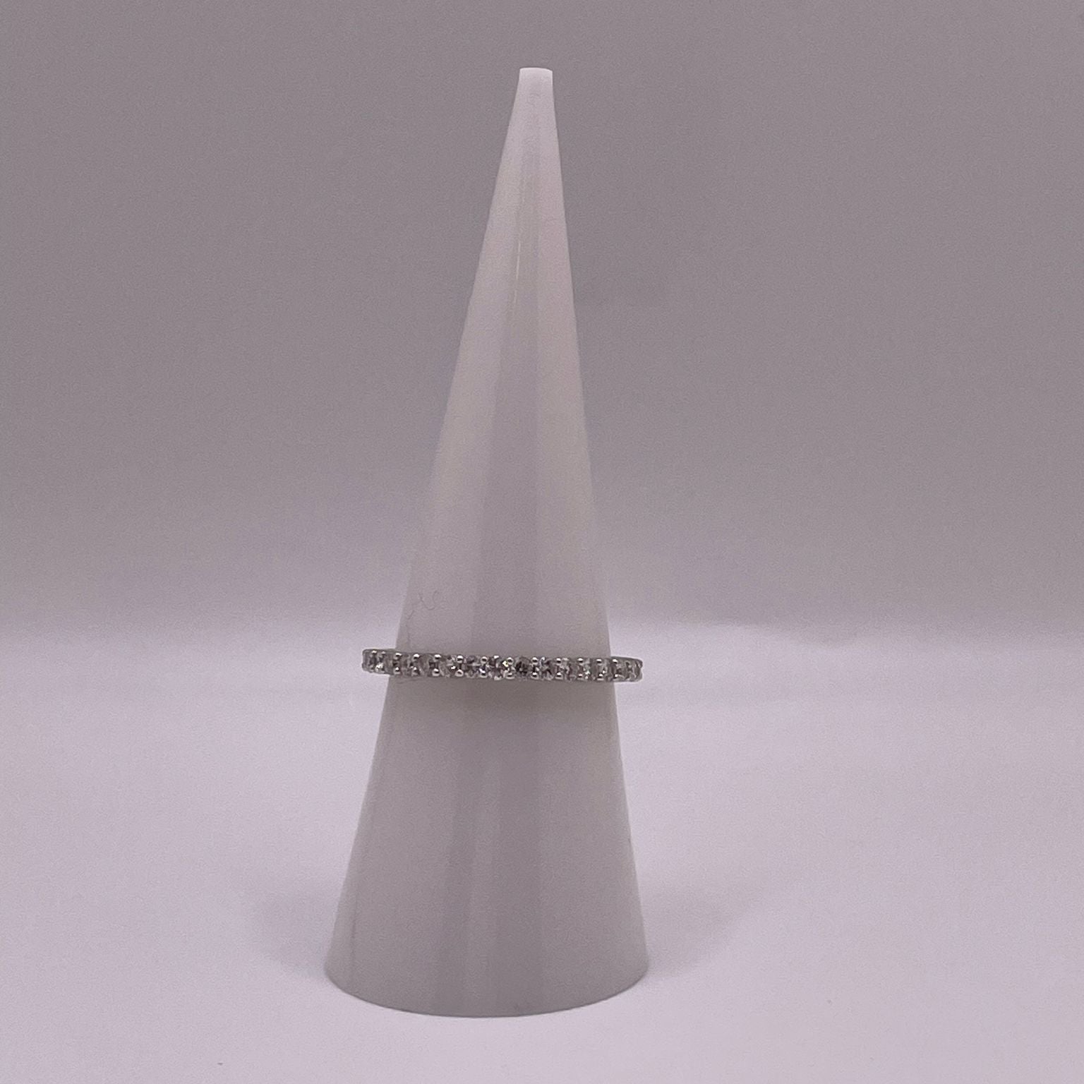 14K White Gold Stella Diamond Band – 0.40 CTW