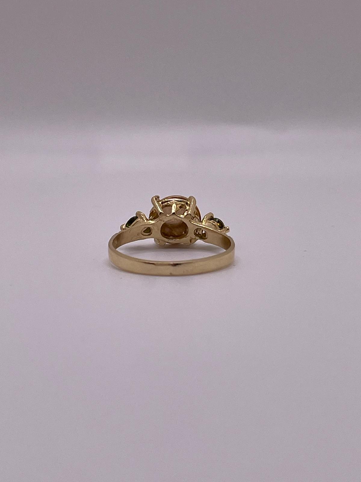 14K Gold Leo Ring