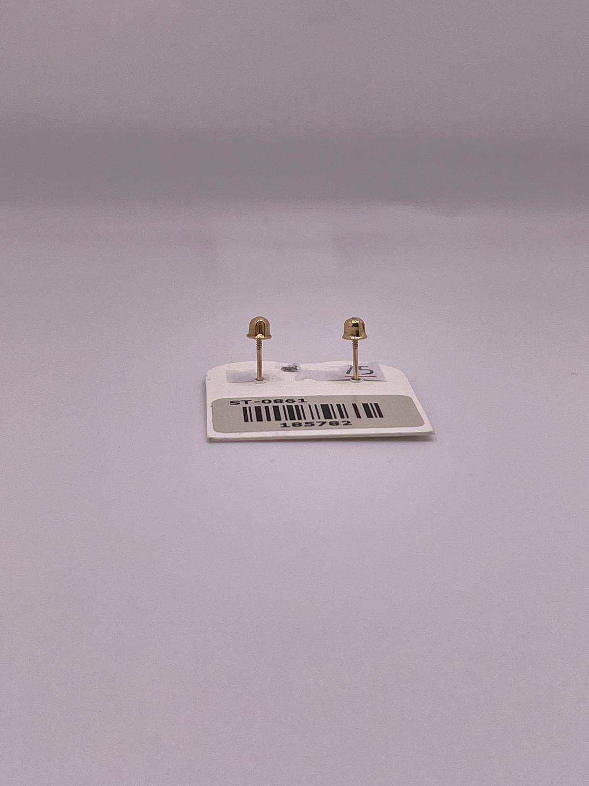 14K Gold Wing Stud Earrings