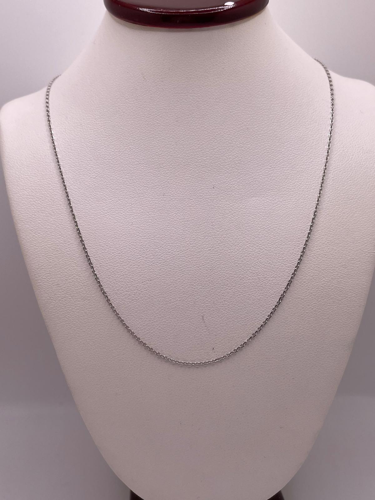 Sterling Silver Dainty Cable Chain – 16"