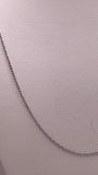 Sterling Silver Dainty Cable Chain – 16"