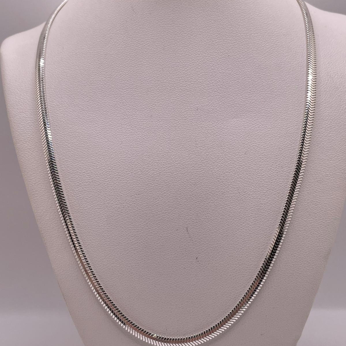 Herringbone Chain 16" - 925 silver