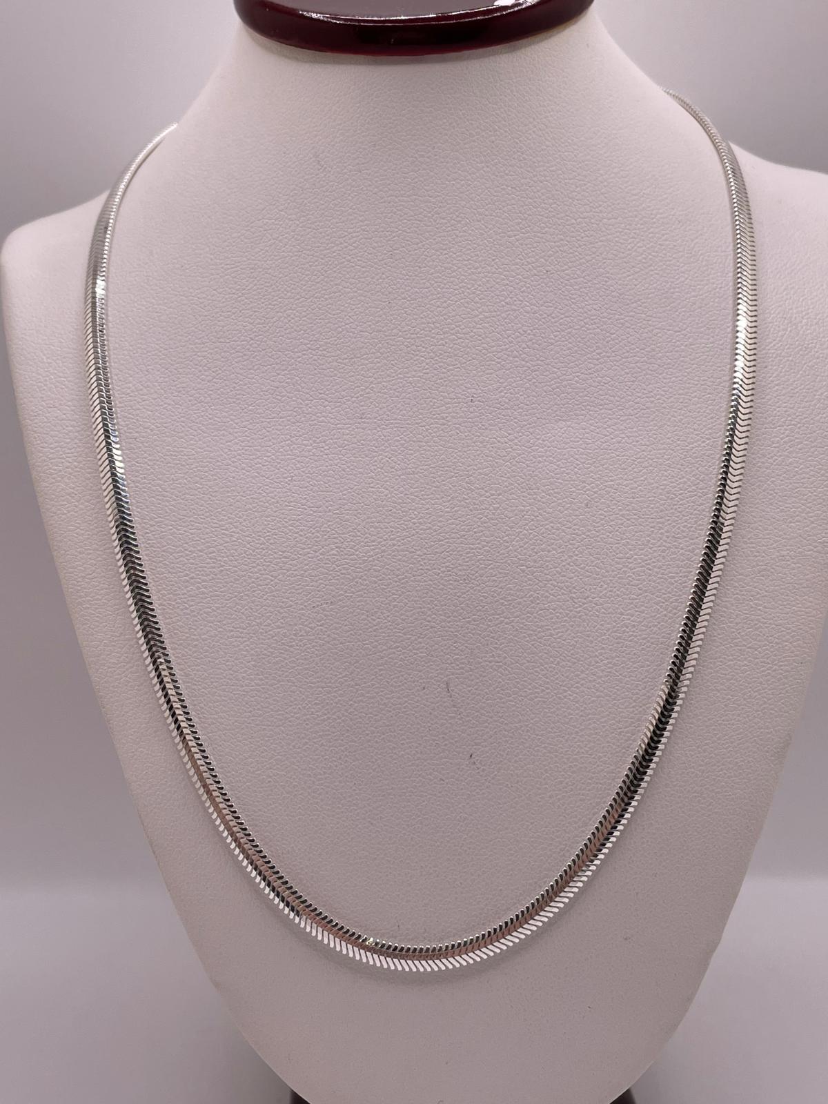 Herringbone Chain 16" - 925 silver