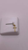 10K Gold Mini Cross Pendant