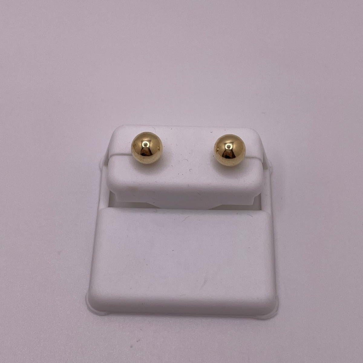 14K Gold Ball Stud Earrings