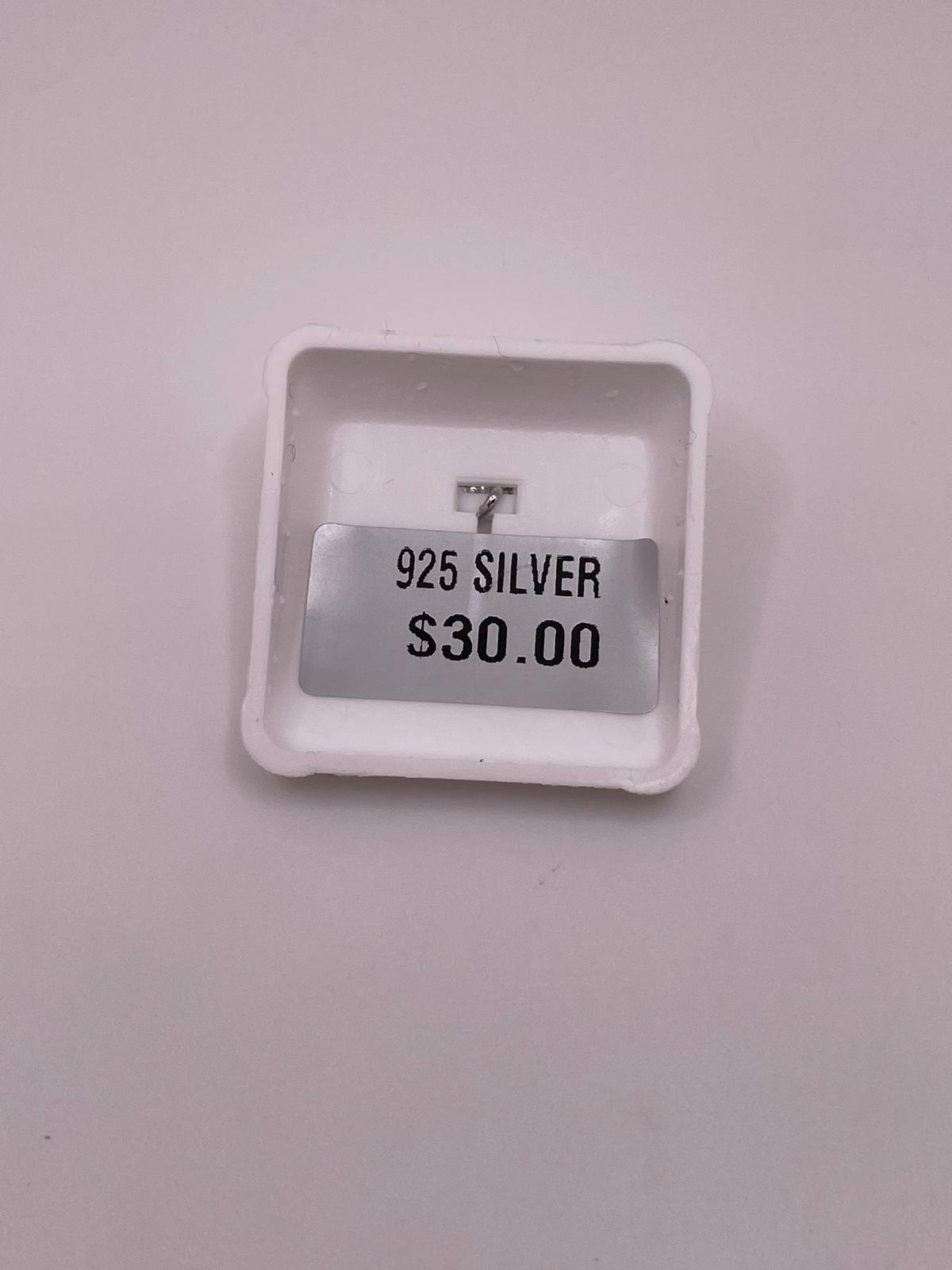 925 Sterling Silver Heart Halo Pendant