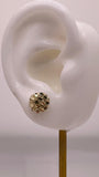 10K Gold Small Nugget Stud Earrings – Push Back