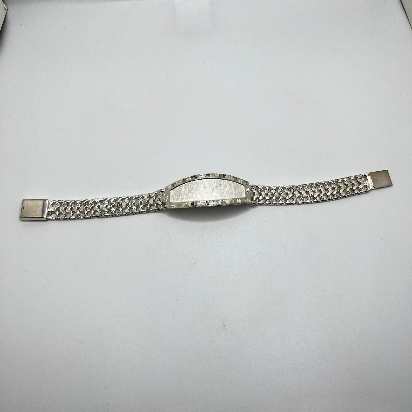 Men's Engravable ID Bracelet - 925 silver