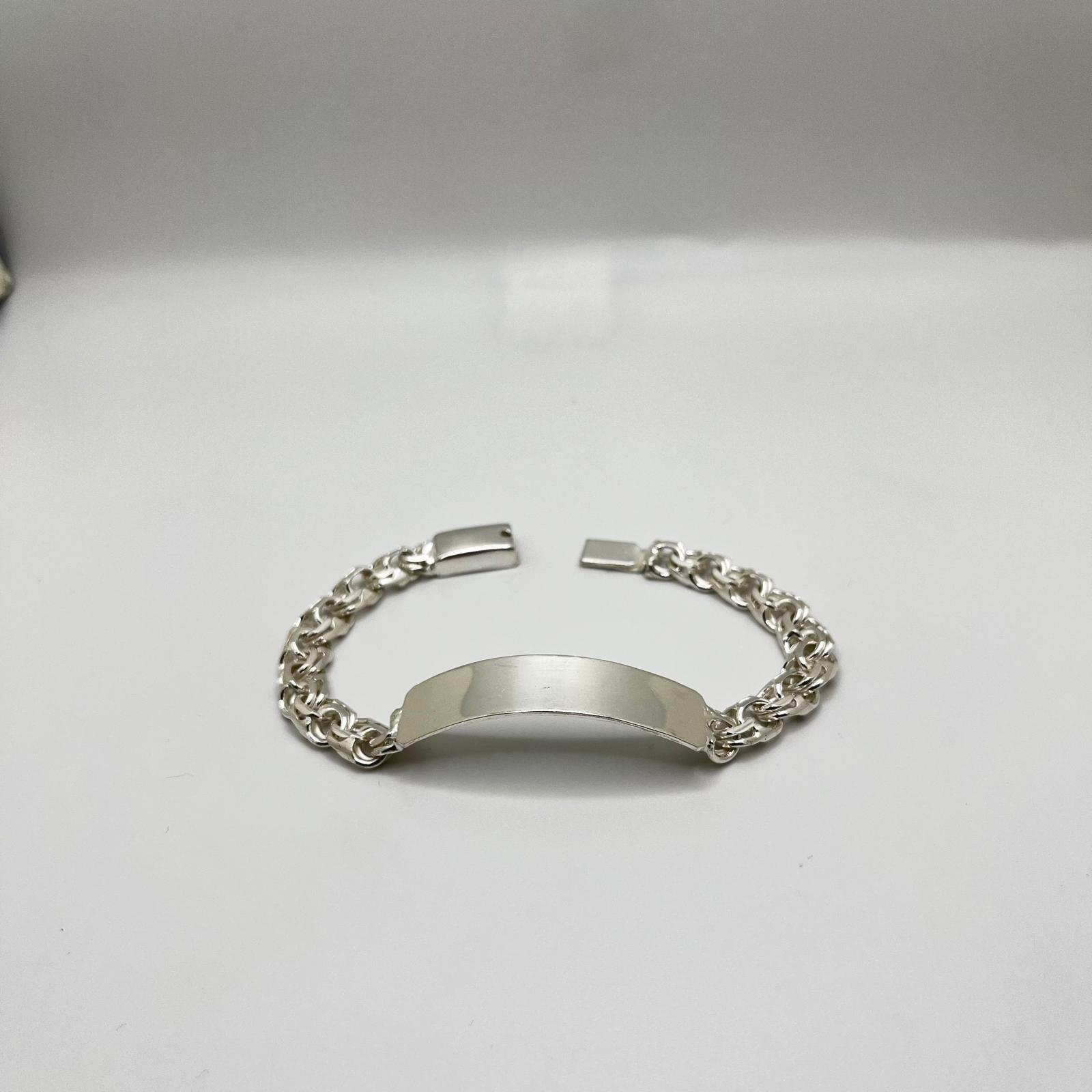 ID Chino Link Bracelet 7"- 925 silver