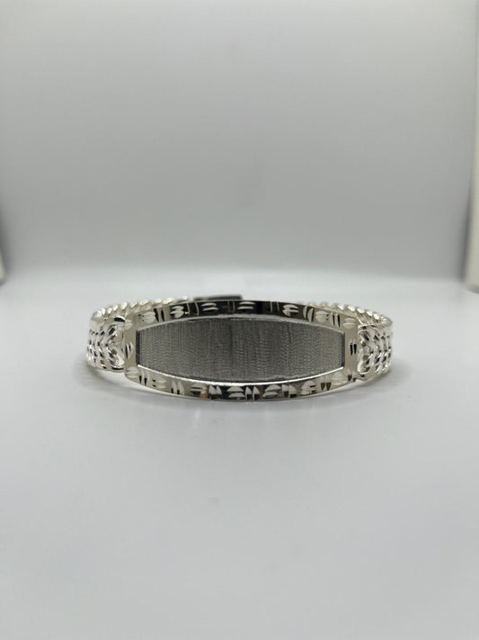 Men's Engravable ID Bracelet - 925 silver
