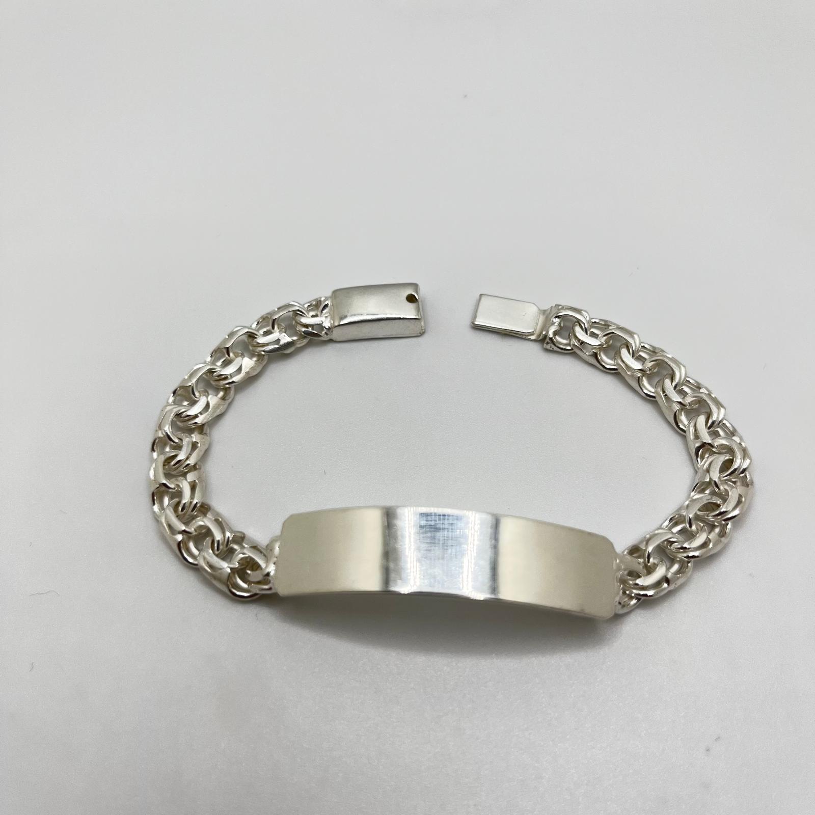 ID Chino Link Bracelet 7"- 925 silver