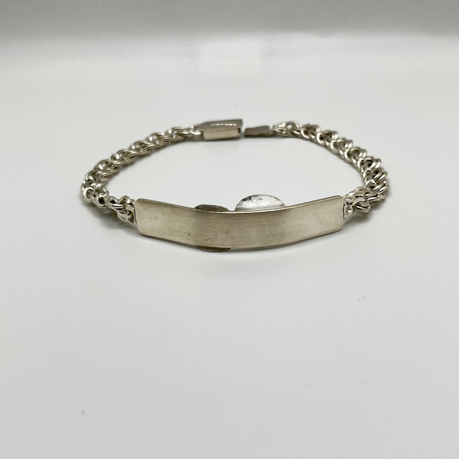 Men’s 8.25” Chino ID Bracelet – 925 Silver
