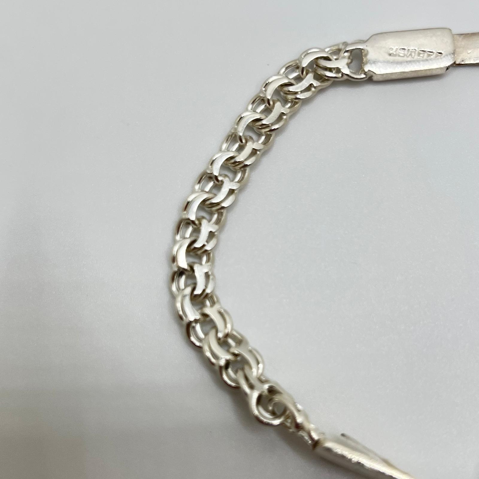 Men’s 8.25” Chino ID Bracelet – 925 Silver