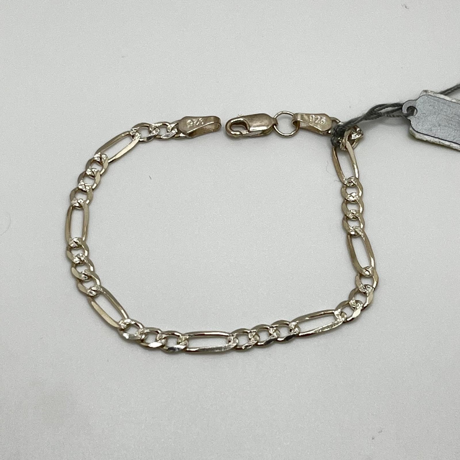 925 Figaro Link Bracelet – 6.5"