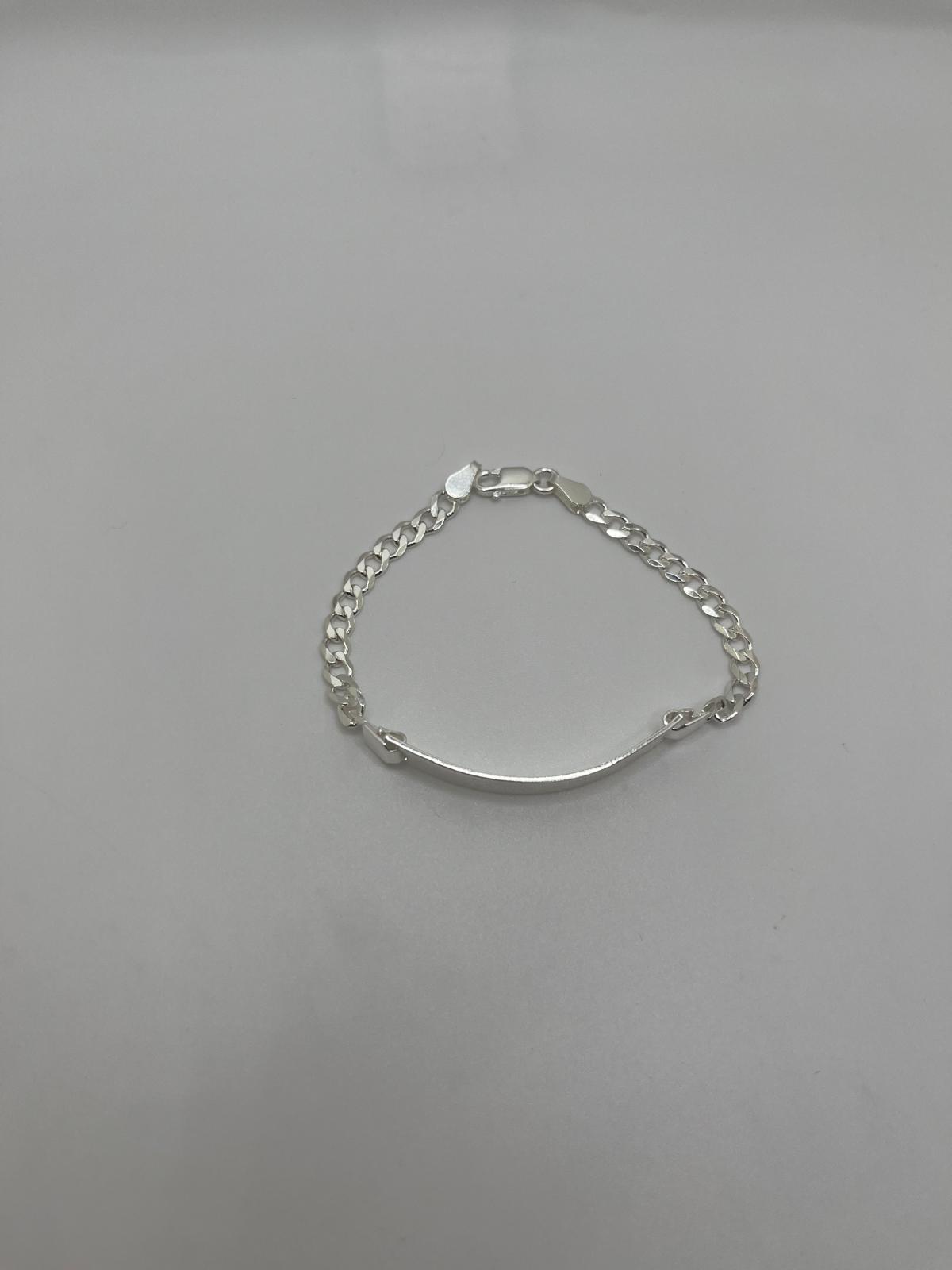 Engraveable Kids ID Bracelet– 925 Silver
