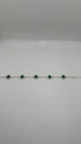 Green Clover CZ Bracelet– 925 Sterling Silver