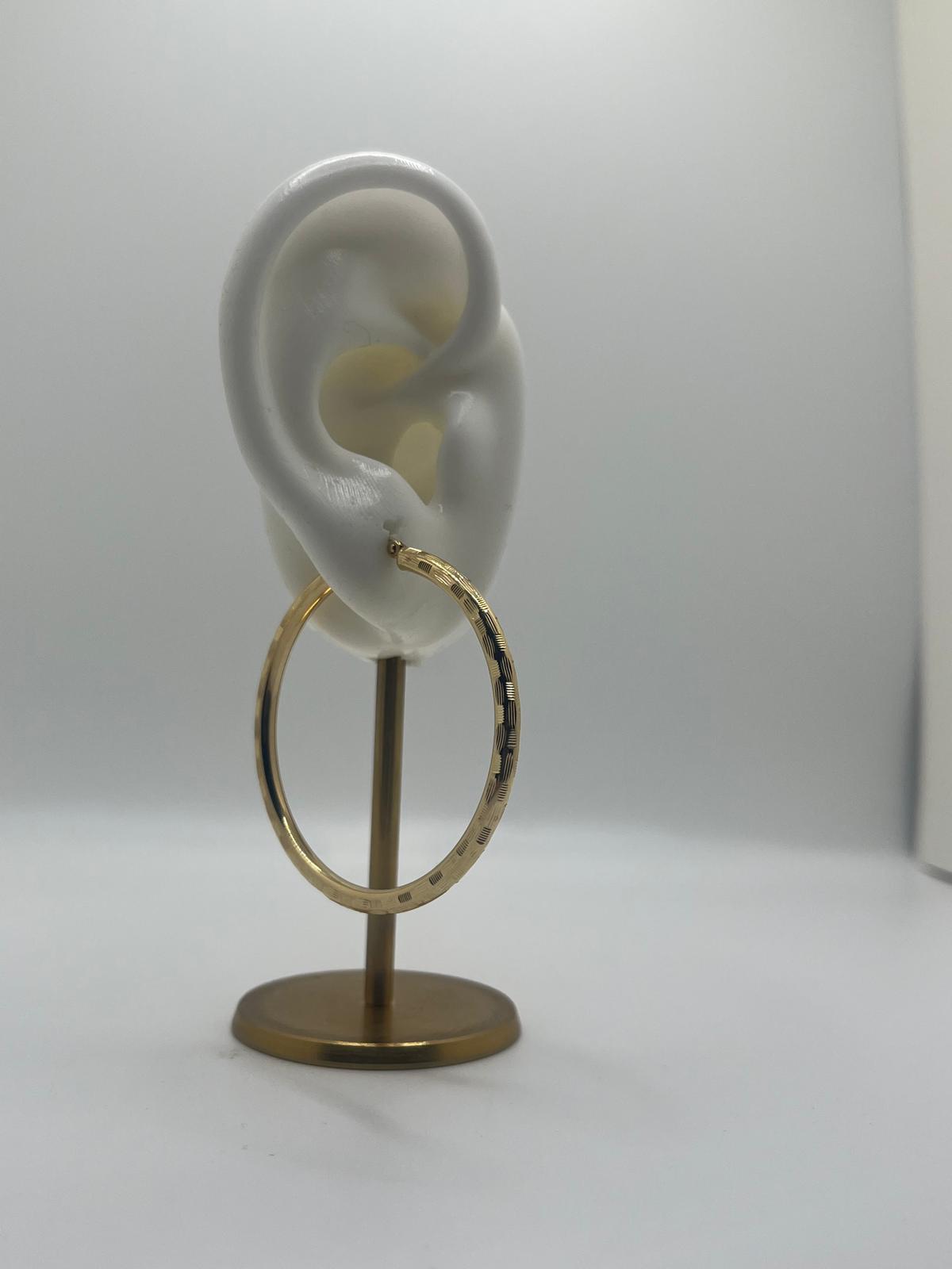 14K Gold Main Character Hoops (027)