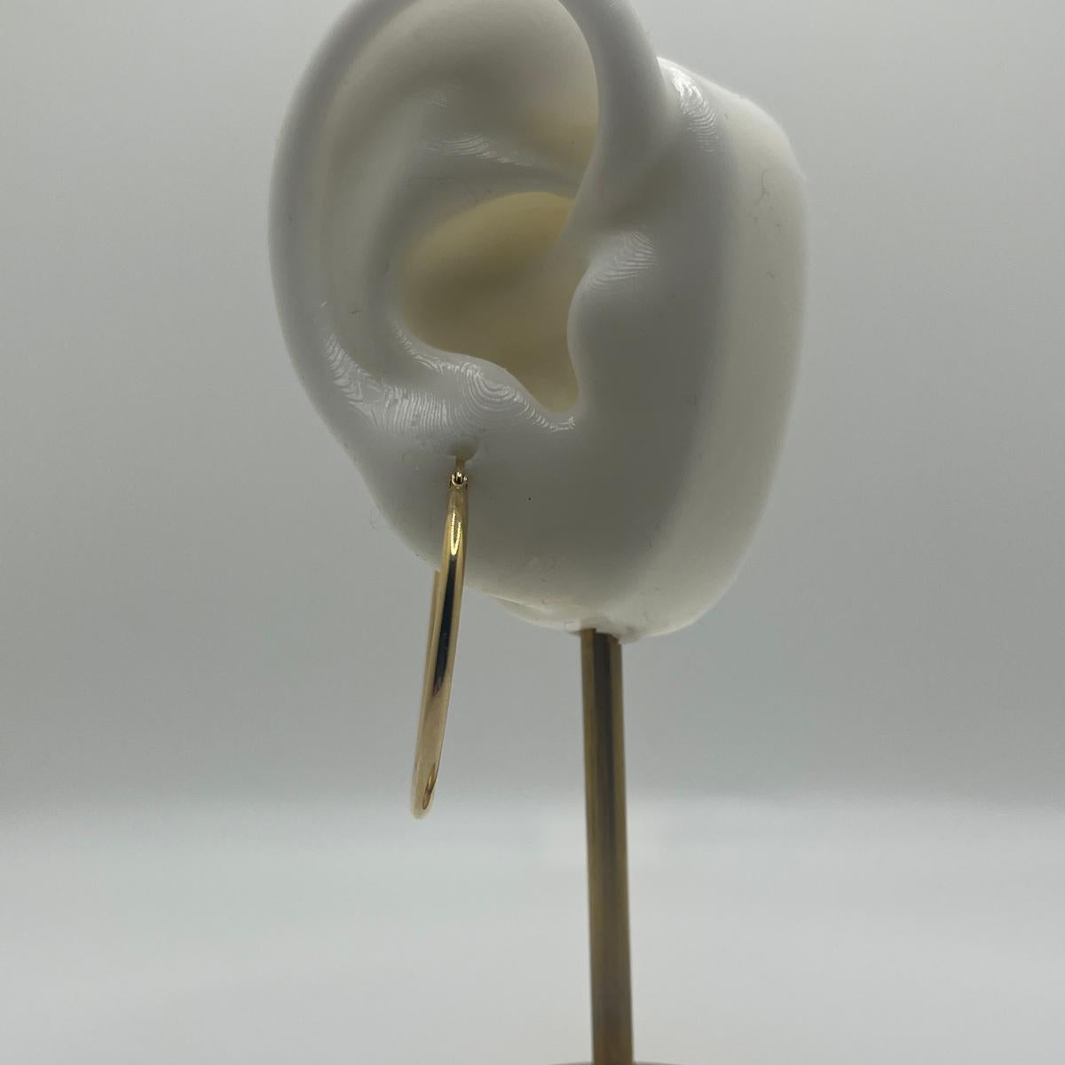 14K Gold Golden Everyday Hoops(025)