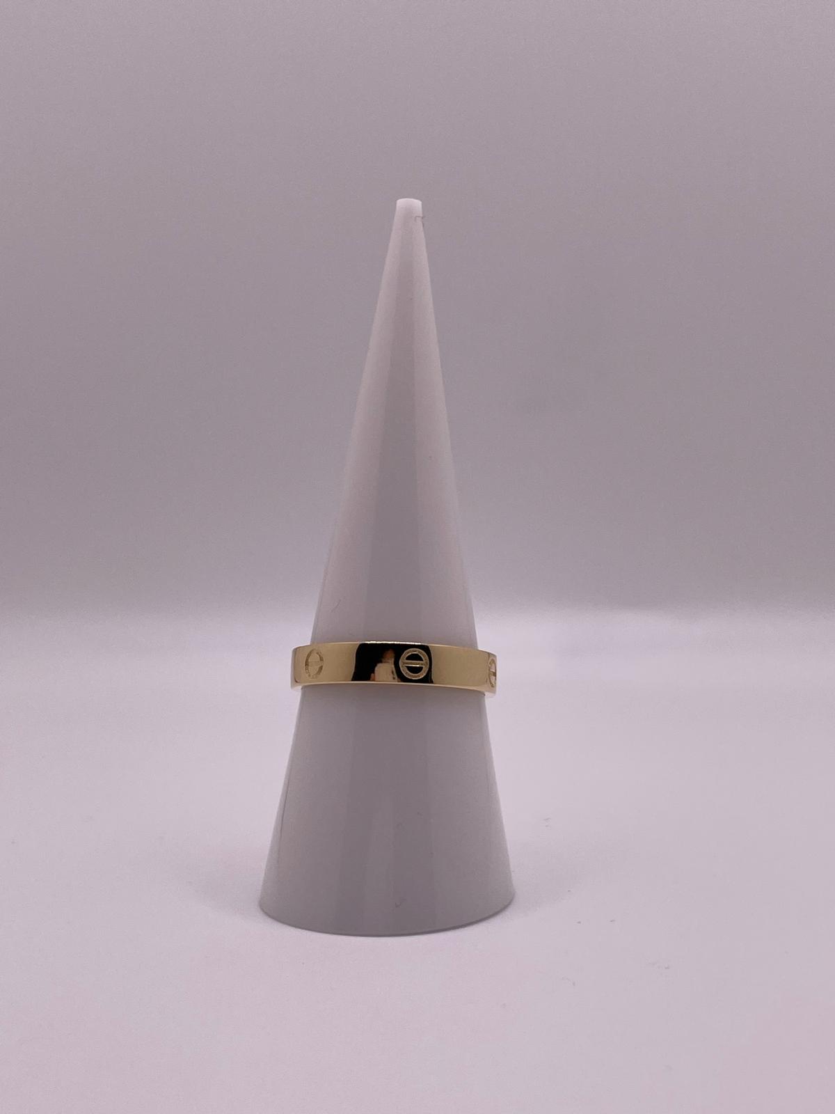 14K Gold Love Ring (Size 8)