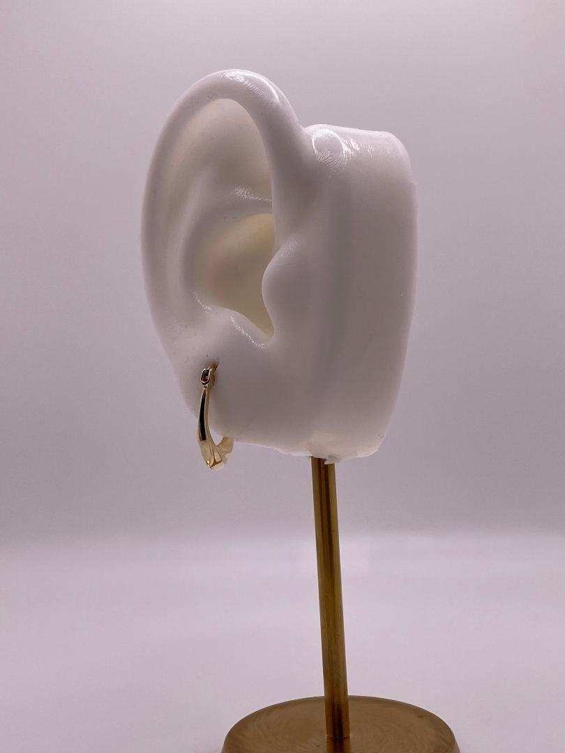 14K Gold Golden Glow Hoops (023)