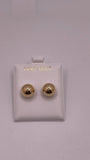 14K Gold 10MM Ball Stud Earrings