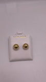 14K Gold 9MM Ball Stud Earrings