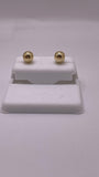 14K Gold Ball Stud Earrings