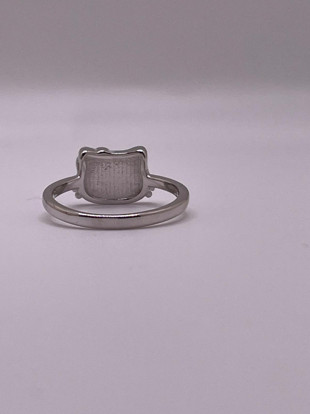 925 Sterling Silver Hello Kitty Ring