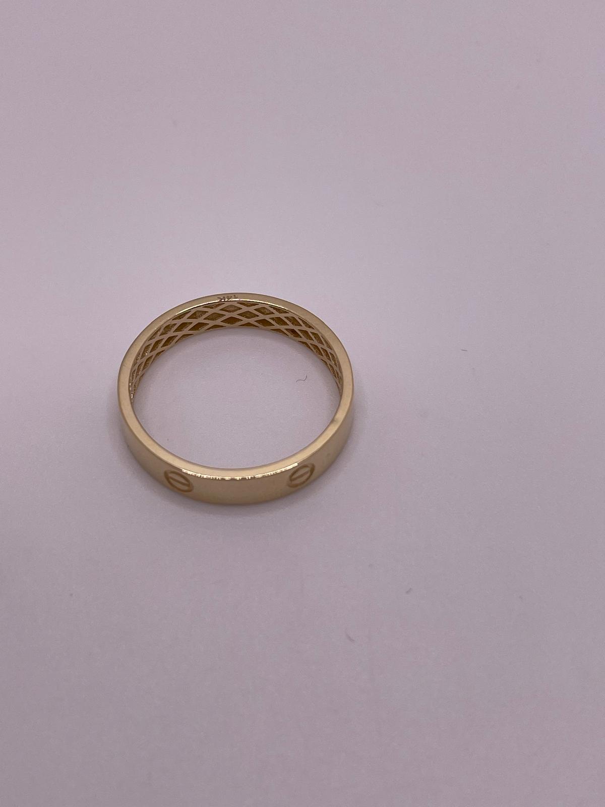 14K Gold Love Ring (Size 8)