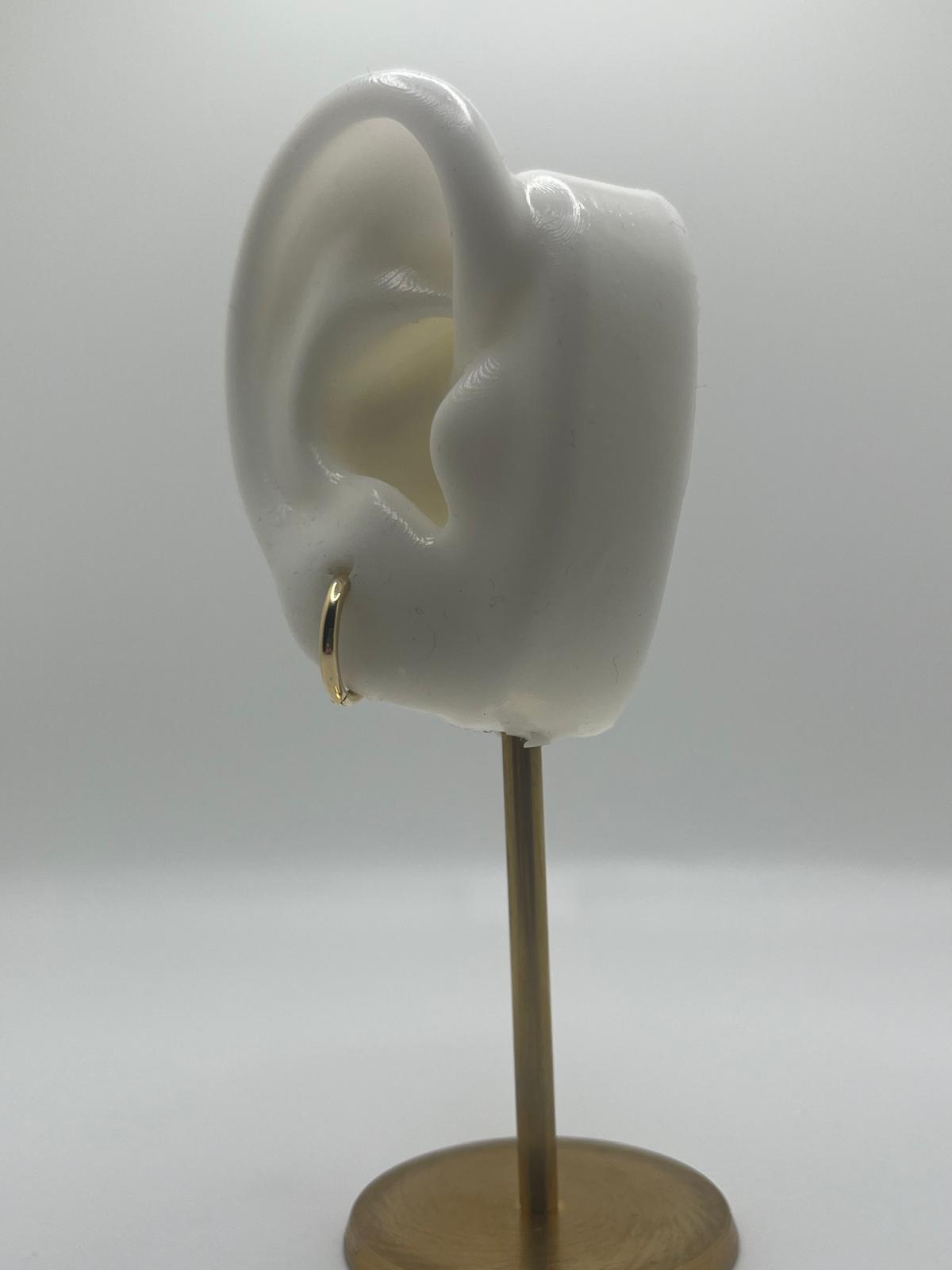 14K Gold Classic Huggies (029)