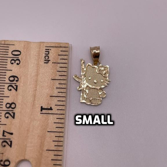 14K Gold Hello Kitty with AK Pendant