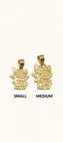 14K Gold Hello Kitty with AK Pendant