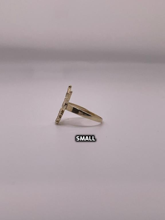 14k gold kuromi ring (small or large)