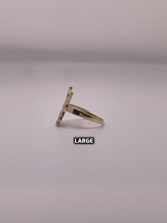14k gold kuromi ring (small or large)